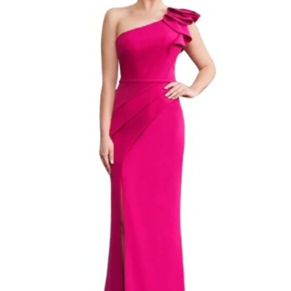 Alexander by Daymor Dresses & Skirts - NWT Alexander by Daymor 1174 Ruffle Evening Dress Fuchsia size 6